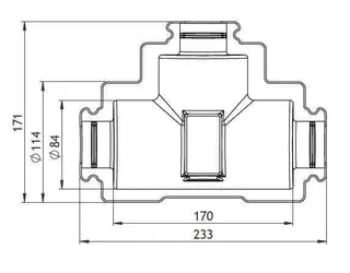 GWK ES-Box Serie DM Siemens DN25 für Dreiwegevntil VXG44 – Bild 2