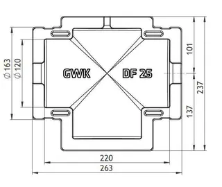 GWK ES-Box Serie DF DN25 Sonderanfertigung – Bild 2