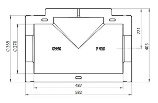 GWK ES-Box Serie F Ari Astra 020 DN125 für Strangregulierventil Ari Astra 020 – Bild 2