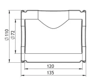 GWK ES-Box Serie M DN32 für Muffe - Geradsitz – Bild 2