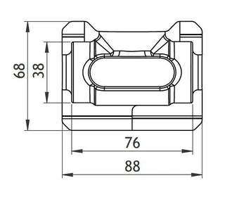 GWK EPP-Box Serie KH-F DN15 silbergrau f. Kugelhahn m. kurzer Spindel u. IG – Bild 2