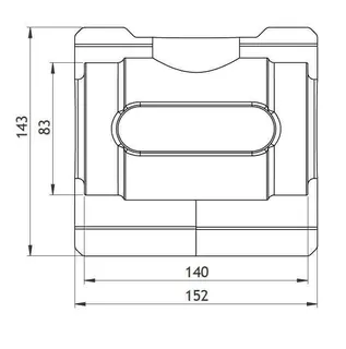 GWK EPP-Box Serie KH-F DN50 silbergrau f. Kugelhahn m. kurzer Spindel u. IG – Bild 2