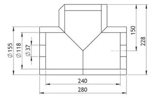 GWK AL-Box Uni Serie F-Schrägsitz DN25 für Flansch-Schrägsitz Bl F1 – Bild 2