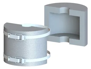 GWK AL-Box Uni Serie FP DN15 für Flanschpaare und Blindflansche
