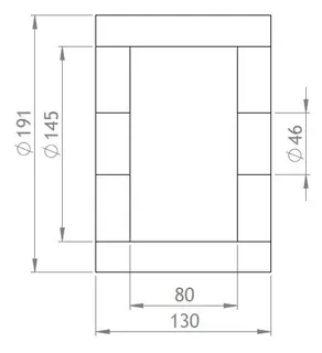 GWK AL-Box Uni Serie FP DN32 für Flanschpaare und Blindflansche – Bild 2