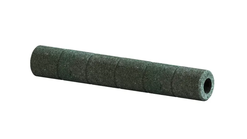 GWK EPP-Rohr DN32 silbergrau - 50% GEG Länge 500mm, mit geom. Klemmung
