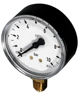 Resideo Manometer M39M G 1/4, 63mm, unten, Teilung 0-10bar – Bild 2