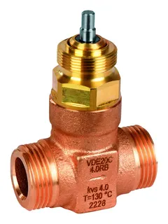 Resideo Zweiwegeventil VDE-C Rotguss, PN25 DN15, kvs 1,0, drucke. SV