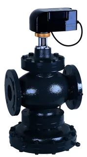 Resideo Druckunabh. Regelventil Kombi-QM Grauguss, DN65, 3000-30000l/h, 30-600kPa