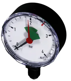 Resideo Manometer MF 126 0-4 bar, 63mm, Anschluss unten G 1/4