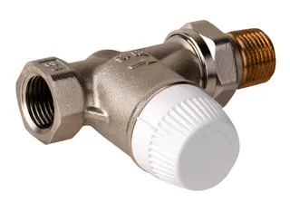 Resideo Thermostatventilkörper H Messing, vernickelt Durchgang, 1/2"