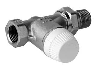 Resideo Thermostatventilkörper H Messing, vernickelt Durchgang, 1/2" – Bild 3