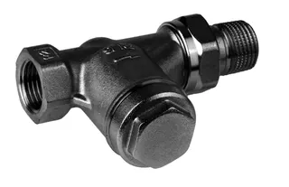 Resideo Rücklaufverschraubung Veramax Messing vernickelt, Durchgang, 1/2" – Bild 3