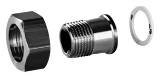 Resideo Anschlussverschraubung O-F AG-Tülle R 3/8 G 1/2 fl. dicht. – Bild 3