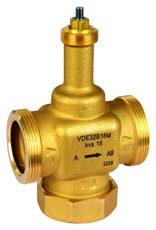 Resideo Zweiwegeventil VDE-M, PN16 DN 25, kvs 4.0, flach dichtend, stetig