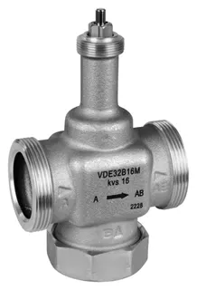 Resideo Zweiwegeventil VDE-M, PN16 DN 25, kvs 4.0, flach dichtend, stetig – Bild 3