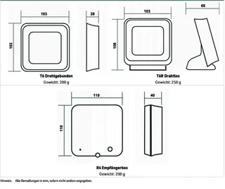 Resideo Raumthermostat T6 Smart Home, verdrahtet, weiß – Bild 4