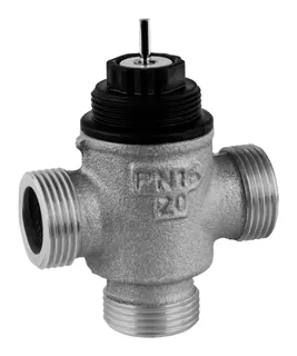 Resideo Dreiwegeregelventil VXE, PN16 DN15, kvs 0.63, flach dichtend, stetig – Bild 3