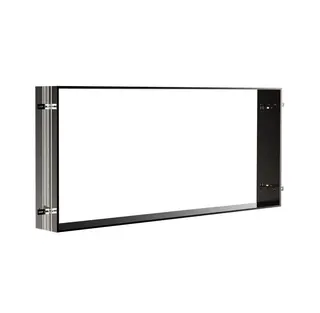 Einbaurahmen 1800er zu design4YOU LED-SPS m. waagerechter Bel.