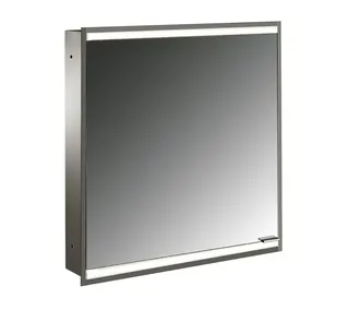 Emco Lichtspiegelschrank prime 2 06131 Unterputz, 1trg. 600 mm alu.