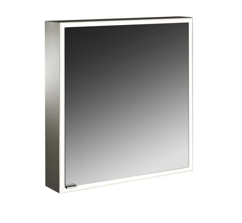 LED-SPS, ALU, AP, 1-türig, 600mm, TA rechts design4YOU 2.0, uml. Bel.,RW SP,Lichtp.