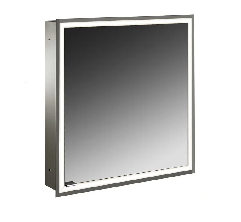 Emco Lichtspiegelschrank prime 05170 Unterputz, 1trg. 600 mm alu.