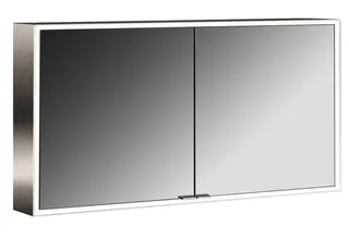 Emco Lichtspiegelschrank prime 05085 Aufputz, 2trg. 1300 mm alu.