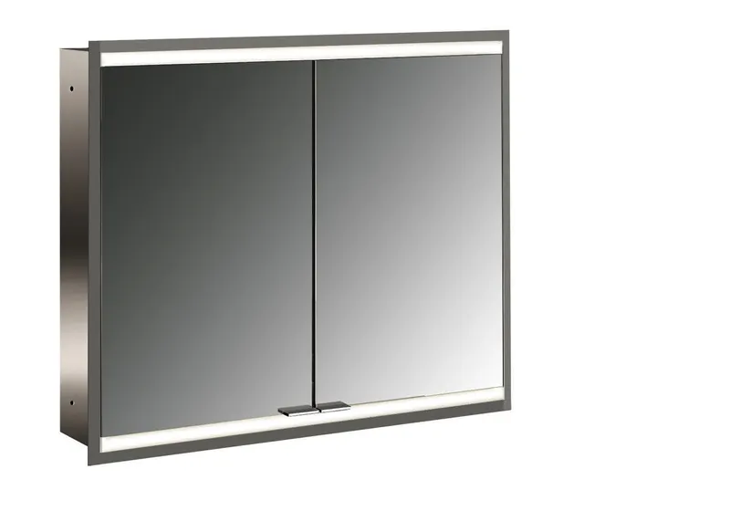 LED-SPS, ALU, UP, 2-türig, 800mm design4YOU 2.0, waag.Bel.,RWweiß,Lichtp.