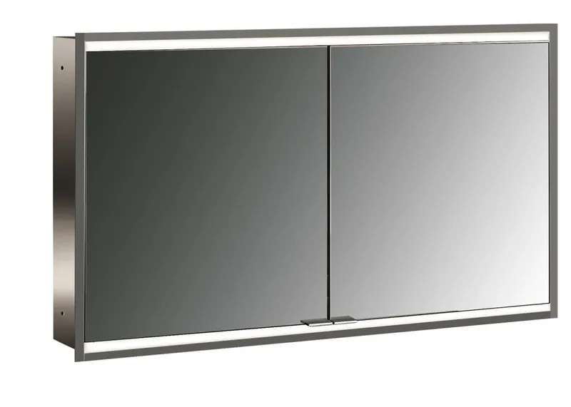 Emco Lichtspiegelschrank prime 2 06056 Unterputz, 2trg. 1200 mm alu.