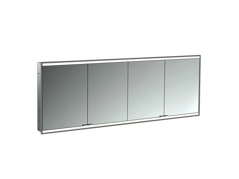 LED-SPS, ALU, UP, 4-türig, 1800mm design4YOU 2.0, waag.Bel.,RWweiß,Lichtp.