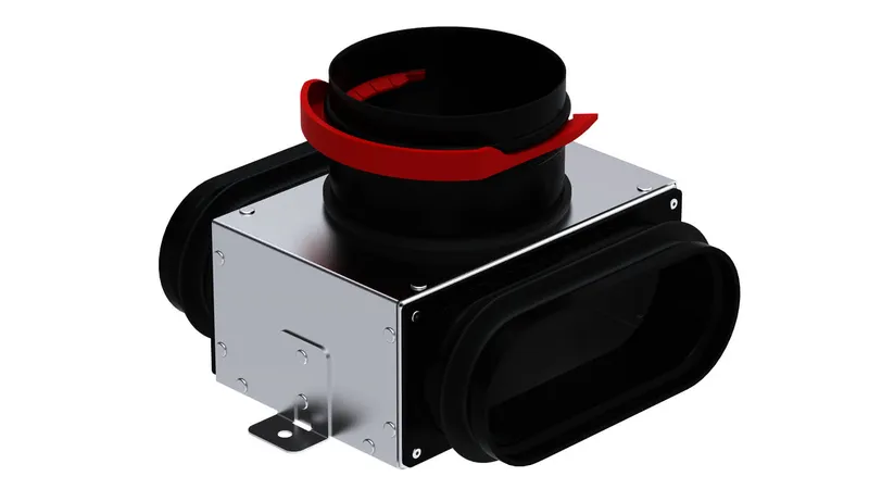 Zehnder Übergangs-T-Stück CK150/CT90 ComfoFit CK150 auf ComfoTube 90, inkl. Dichtring