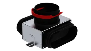 ZE Übergangs-T-Stück CK150/CT90 ComfoFit CK150 auf ComfoTube 90, inkl. Dichtring