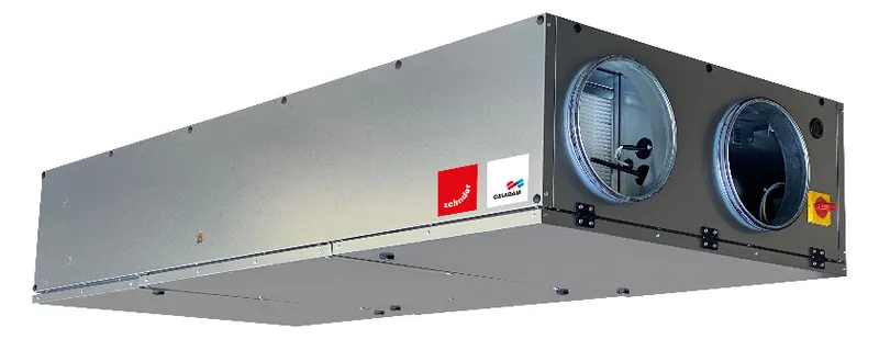Zehnder Lüftungsgerät Flatpower 2500 elektr. VHR, Volumenstrom 2-stufig