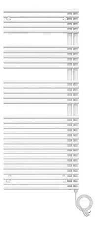 Zehnder HTW Forma Asym, links, elektr. IHE LFASL120050EAZD 1211x60x496 RAL 9016