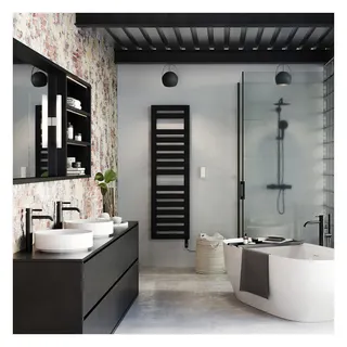 Zehnder Design-Heizkörper Metropolitan Spa elektr.IHC METSS120050ECZD 1353x70x500 RAL 9016 – Bild 2