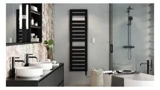 Zehnder Design-Heizkörper Metropolitan Spa elektr.IHC METSS120050ECZD 1353x70x500 RAL 9016 – Bild 3