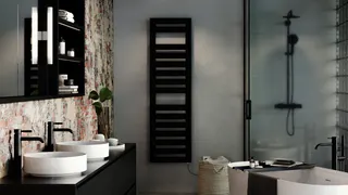 Zehnder Design-Heizkörper Metropolitan Spa elektr.IHE METSS080040EAZD 855x70x400 RAL 7016 – Bild 2
