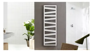 Zehnder Design-Heizkörper Ribbon elektr. IHE RBZSS130060EAZD 1390x45x600 RAL 9016 – Bild 4