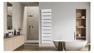 Zehnder Design-Heizkörper Roda Duo, links, elektr. ROIL-150-60/GD 1509x80x550, Anthracite – Bild 4
