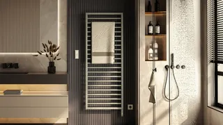 Zehnder Design-Heizkörper Subway elektr. IHC SUBSS150060ECZD 1677x70x605 Black Matt – Bild 2