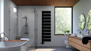 Zehnder Design-Heizkörper Roda Duo ROI-120-060 1108x67x550, RAL 9016 – Bild 3