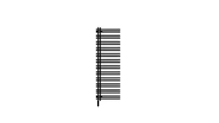 Zehnder Design-Heizkörper Yucca elektr. IHC YAZSR170060ECZD 1864x82x578 RAL 9001