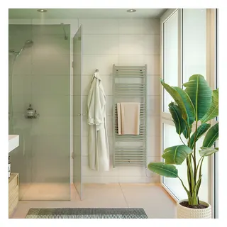 Zehnder Design-Heizkörper Zeno, elektrisch IHE ZNZSS080045EAZD 838x30x450 RAL 9016 – Bild 3