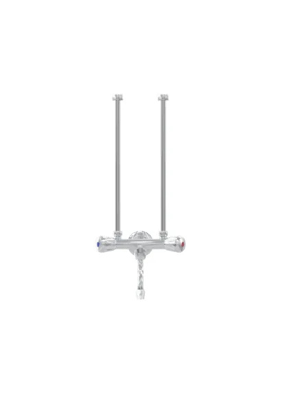 STIEBEL ELTRON Zweigr.-Wandarmatur VL-G Metall, Chrom-Oberfläche