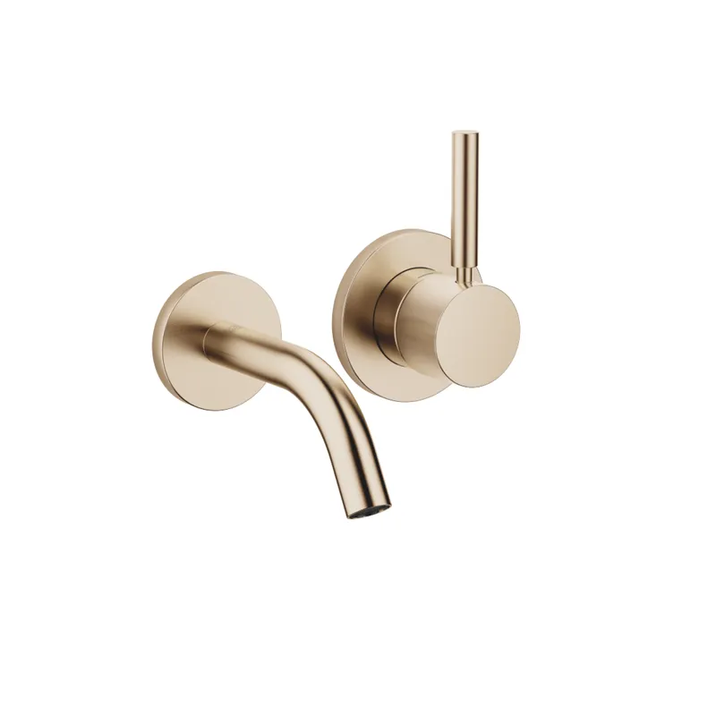 Dornbracht Waschtisch-Wand-EHM ohne Ablaufgarnitur META 36867660 Champagne gebürstet (22kt Gold)