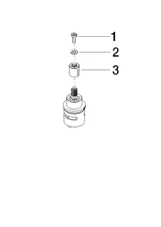 Dornbracht Oberteil Temperieroberteil ERSATZTEILE 90900316200 – Bild 3