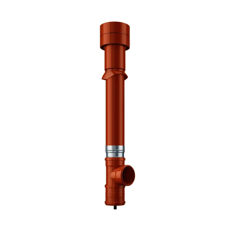 Helios KWL 45-160 SD-RP-R Rohbaupaket-Schrägdach, Rot