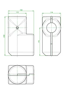 OVENTROP-Isolierung f. Schlammabscheider horizontale Einbaulage DN32-DN40 – Bild 2