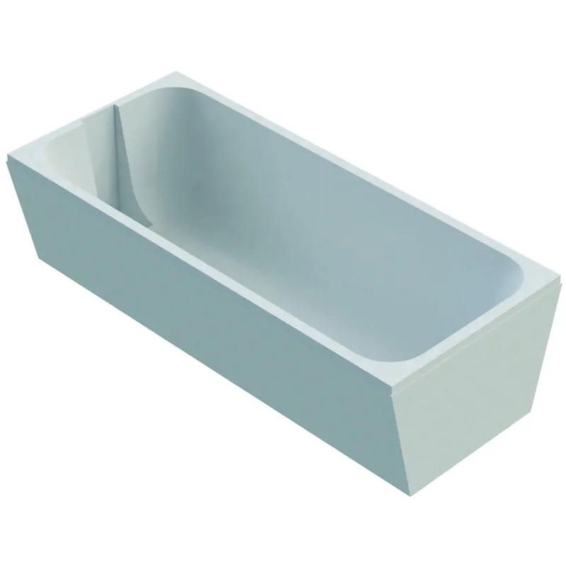 sanibel-Wannenträg sanibel 1001-Stahl-Badewanne KF KA-A24, 2 schräge Seiten 1600x700mm