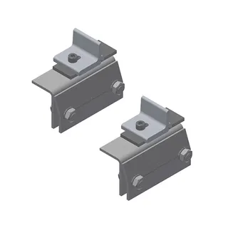 comfort-Blechfalzklemmen aus Edelstahl Set mit 2 Stück für Kollektor Typ CS 350